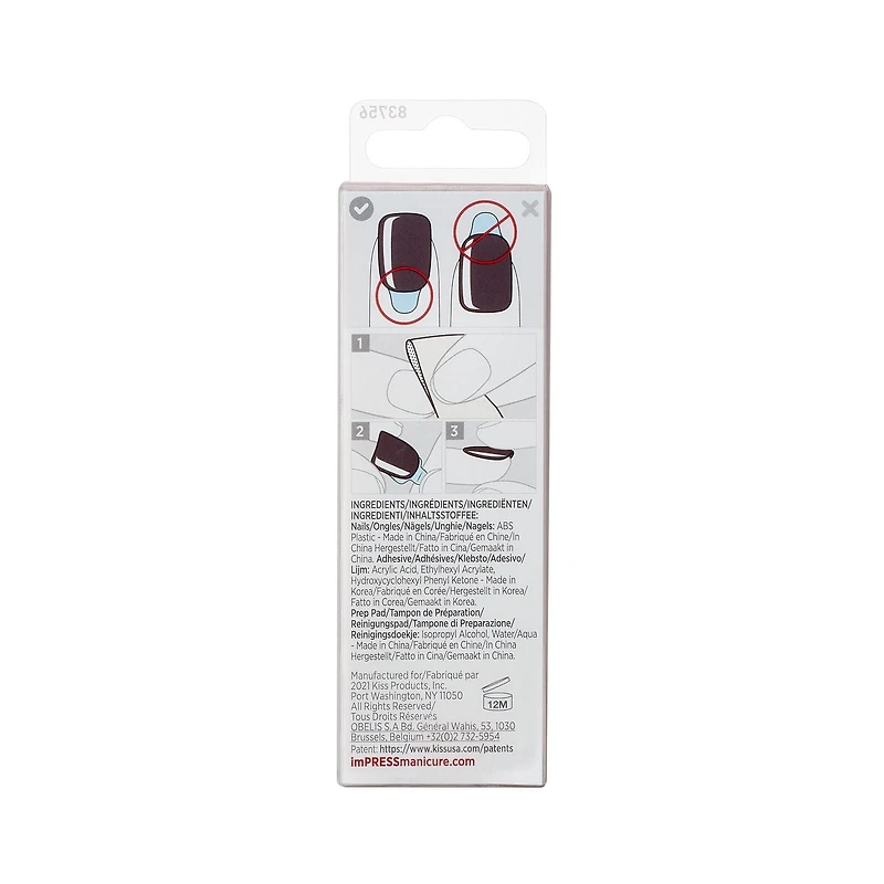 KISS imPRESS faux ongles de couleur - Try Gray