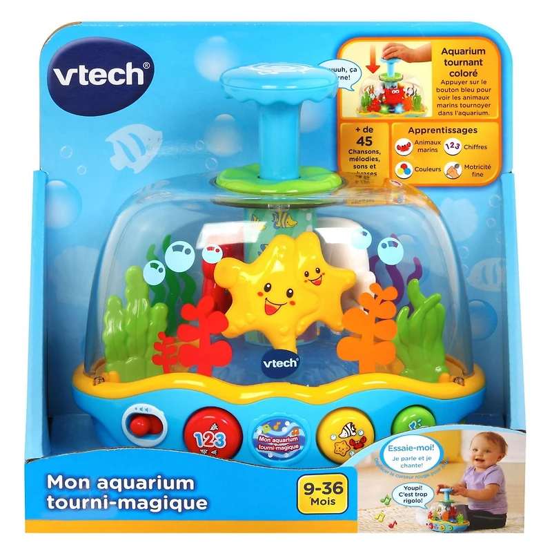 VTech Learn & Spin Aquarium™ - French Version, 9-36 Months
