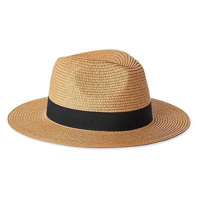 Panama en paille Time and Tru pour femmes
