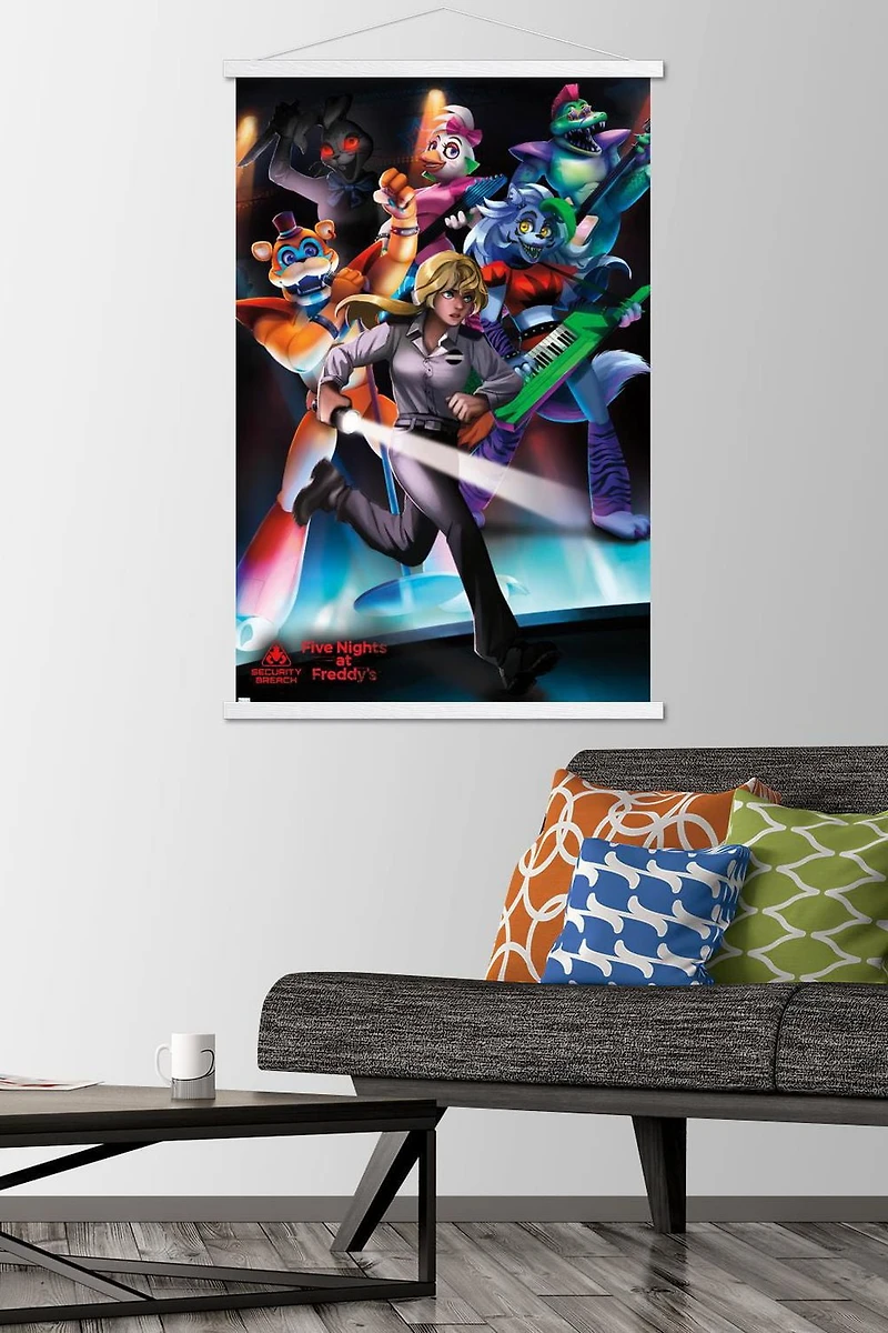 Five Nights at Freddy's: Security Breach - Group Wall Poster, 14.725" x 22.375"