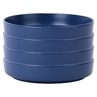 Mainstays Alessandra Matte Blue Stoneware Round Dinner Bowl