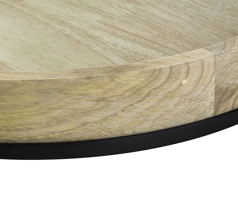 Better Homes & Gardens Plateau en bois clair et métal
