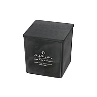 14Oz High Gloss 2 Wick Square Candle Black Rose & Peony
