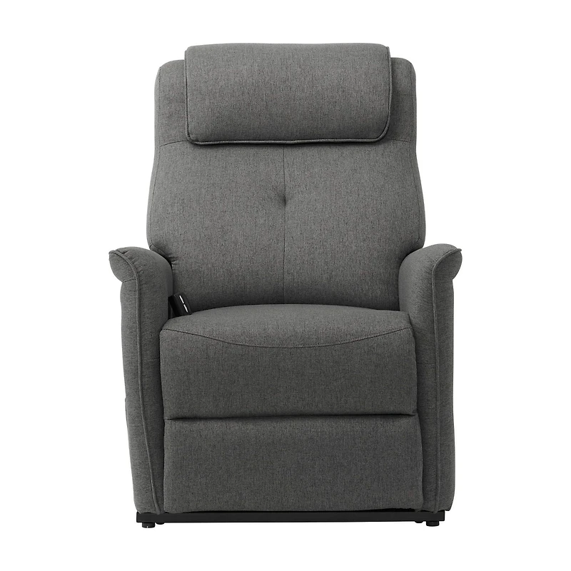 Fauteuil inclinable électrique rembourré Ashley de CorLiving pour adultes avec coussin de tête supplémentaire!