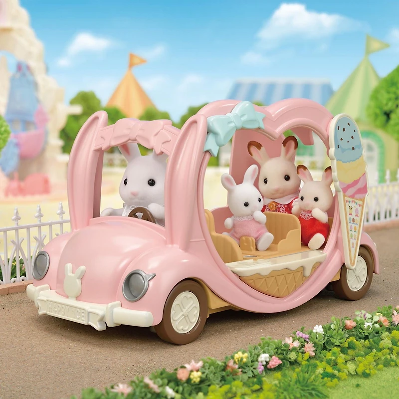Calico Critters Ice Cream Van, véhicule jouet pour poupées