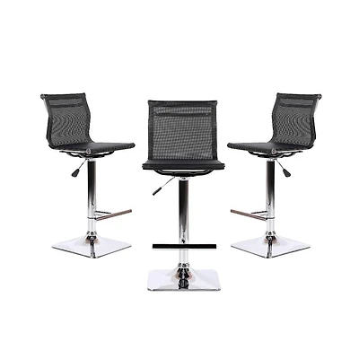 Heavenly Collection Mesh Adjustable Stool SET OF 3