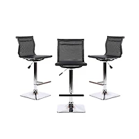 Heavenly Collection Mesh Adjustable Stool SET OF 3