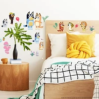 RoomMates Bluey Family & Friends Peel and Stick Wall Decals for Kids