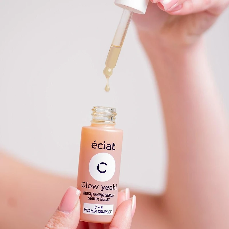 Eciat Vitamin C + E Serum with 3 Ceramides | Illuminating & Smoothing | All Skin Types | Face & Neck 15 ml, Vitamin C + E + 3 Ceramides