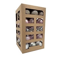 Décorations incassables Holiday Time, 45 unités, or/argent