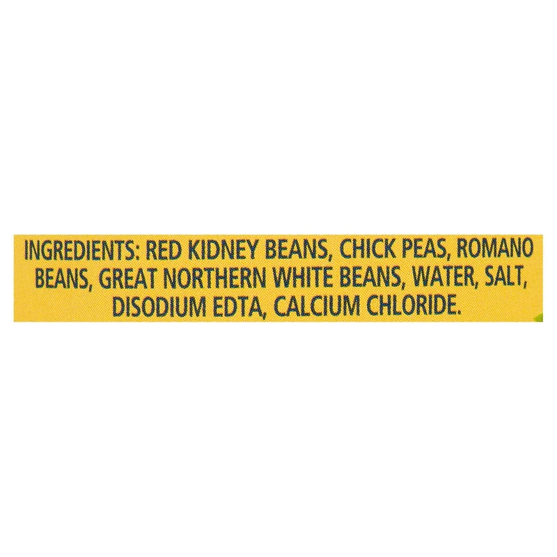 Haricots mélangés Unico à forte teneur en fibres 540 ml