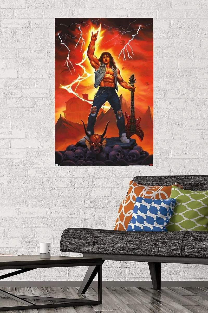 Netflix Stranger Things: Season 4 - Rock On Wall Poster, 22.375" x 34" Framed