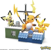 MEGA Pokémon Building Toy Kit Pikachu Set with 3 Action Figures (159 Pieces) for Kids, Ages 7+