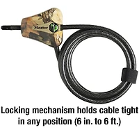 Master Lock® Python™ Adjustable Locking Cable #8418KADCAMO