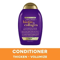 OGX Biotin & Collagen Extra Strength Volumizing Conditioner, 385 ml