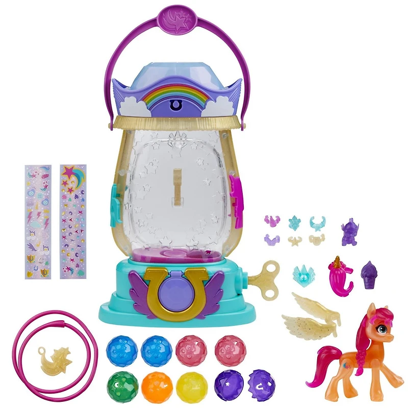 My Little Pony: A New Generation, Lanterne magique Sunny Starscout, jouet lumineux avec 25 pièces, surprises à découvrir pour enfants
