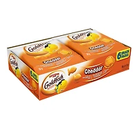 Goldfish® Cheddar Crackers Snack Packs, 6 x 28g Snack Packs, Cheddar 6 x 28g