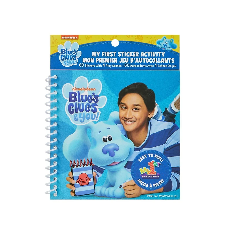 Blues Clues Mon Premier Cahier d'Activités Autocollant Autocollant Blues Clues