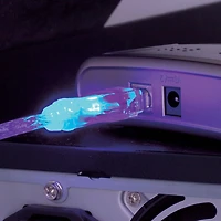 Câble lumineux USB 2 AB au détail, 10 pi