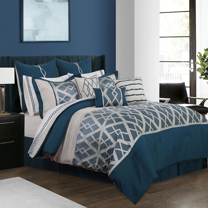 Safdie & Co. Comforter 7PC Set D Milos