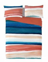 Gouchee Home Dilara Stripe Cotton Duvet Cover Set