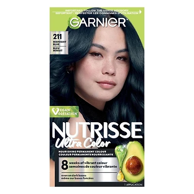 Garnier Nutrisse Ultra Color, Coloration Permanente, Couleur Vibrante et de Longue-Durée