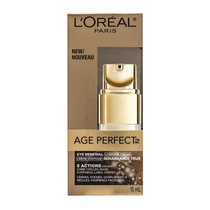 L'Oréal Paris Age Perfect Eye Renewal Eye Contour Cream with LHA & Pro-Cysteine, Anti-Aging