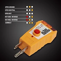 WorkPro Appareil de vérification de circuits à disjoncteur de fuite à la terre Détecteurs de tension CA