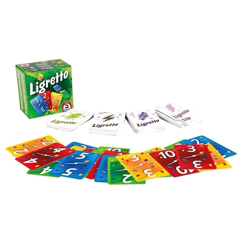 Schmidt Ligretto Vert - Jeu de cartes pour enfants à partir de 8 ans.