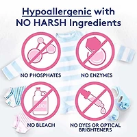 Woolite Baby, Hypoallergenic Laundry Detergent, Mega Value Pack, 2.96 L, Free Of Harsh Chemicals 1 Count, 2.96 L / 66 Loads