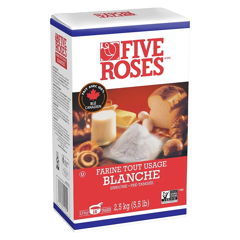Five Roses All Purpose Flour, White, 2.5kg, 2.5 kg