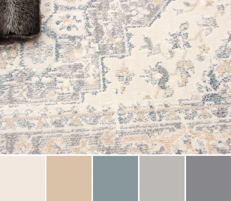 ECARPET Bijara Traditional Runner Rug for Living Room, Bedroom, Dining Entrance, Hallway and More.