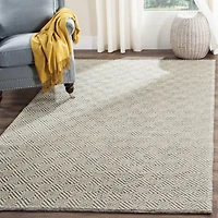 Safavieh Natura Eanna Geometric Area Rug, Ivory / Light Grey, 6' X 9'