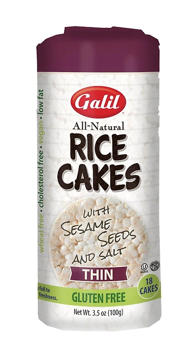 Galil Gâteaux De Riz Minces Avec Sésame Et Sel 100