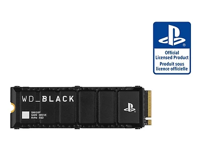 WD Black SN850P NVMe SSD WDBBYV0020BNC-WRSN - SSD - 2 To - Interne - M.2 2280 - PCIe 4.0 x4 (NVMe) - Dissipateur Thermique Intégré