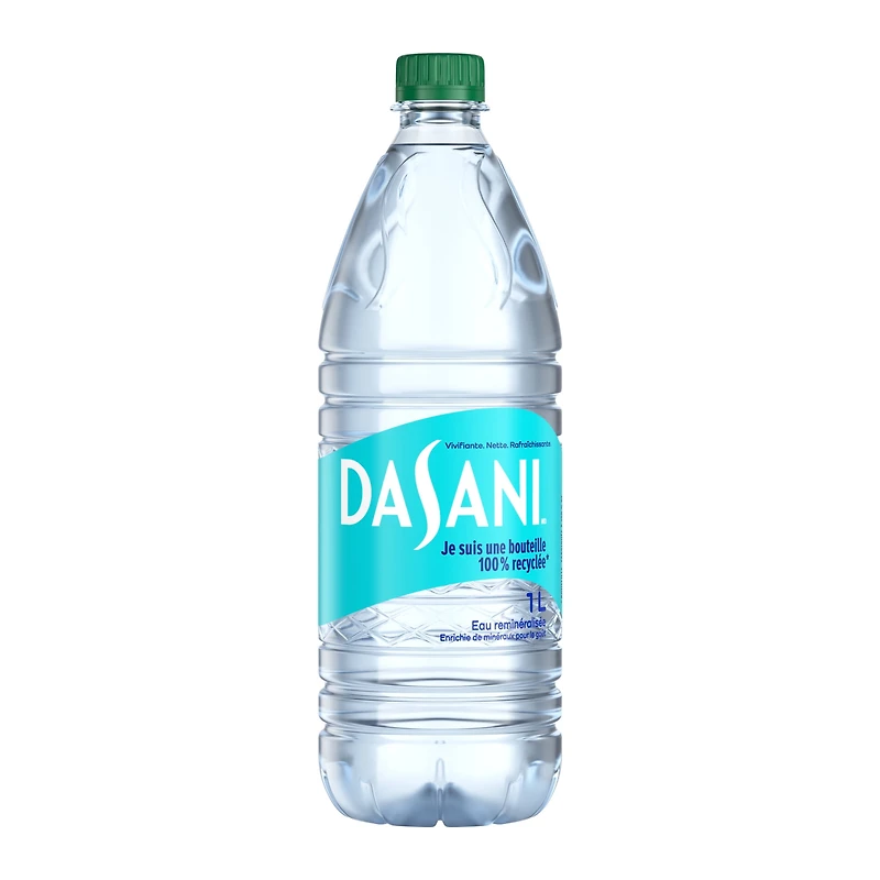 Dasani Water Bottle, 1 Liter, 500 mL
