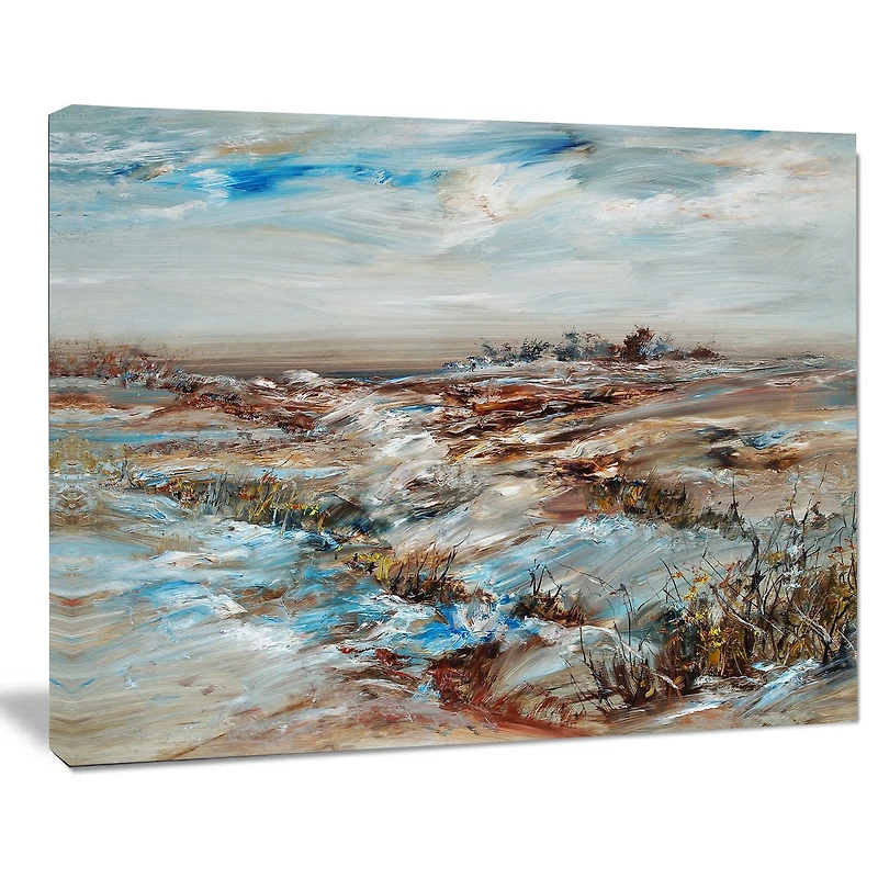 Impression sur toile « Snowy Landscape » Design Art