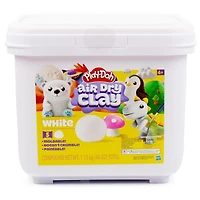 Seau de pâtes à modeler séchant à l’air de la marque Play-Doh, lot de 5 pâtes blanches PLAYDOH 40OZ BLANC