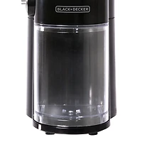 Broyeur à café Burr Mill de Black + Decker en argent et noir Moulin à café réglable