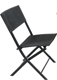 Sunmate Casual Bistro Chaise Style wicker tissé traditionnel