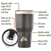 Ozark Trail PL 32OZ Stainless Steel Tumbler, OZARK TRAIL PL 32OZ SS TUMBLER