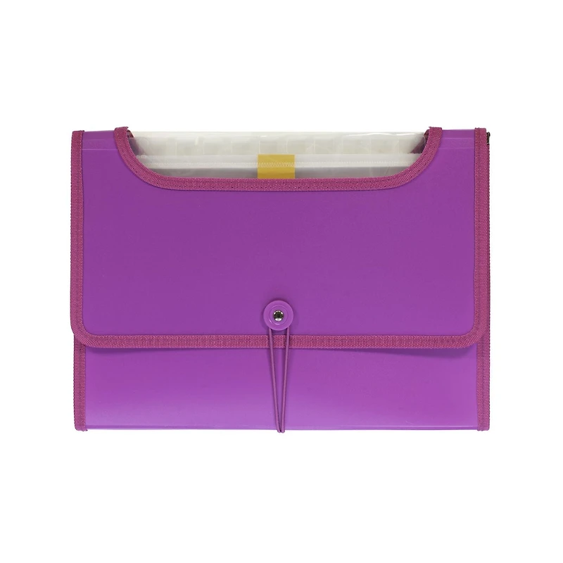 Hilroy Classeur expansible à 13 pochettes avec vue par le haut de format lettre, assorti