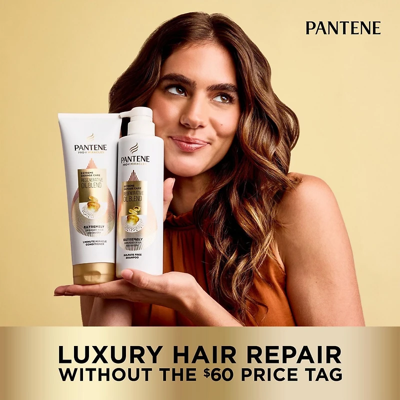 Revitalisant Pantene Pro-V Miracles Soins pour dommages extrêmes avec mélange d’huiles 1 Minute Miracle 325ML