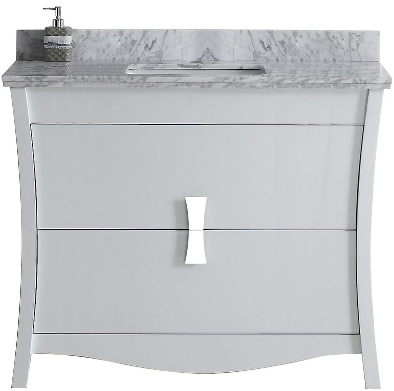 Imaginations Américaines 47,5 pouces W Vanity Set Blanc