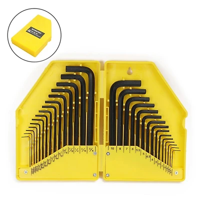 WorkPro Hex Key Set - 30 Piece, SAE & Metric