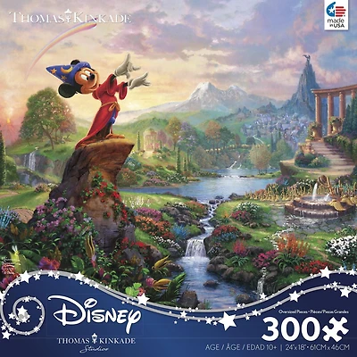 Ceaco - Thomas Kinkade Disney - Fantasia - Puzzle 300 pièces surdimensionnées