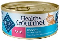 BLUE Healthy Gourmet Repas de poulet pâté pour chats d'intérieur