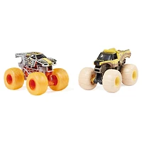 Monster Jam, Official EarthShaker Vs. Max-D Die-Cast Monster Trucks, 1:64 Scale, Kids Toys for Boys Ages 3 and up