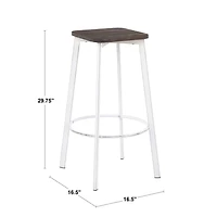 Tabouret de bar industriel Clara, de LumiSource
