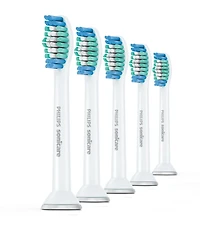 Philips Sonicare Têtes de Brosse SimplyClean de Philips Sonicare en format économique, HX6515/03, 5 unités 5 unités